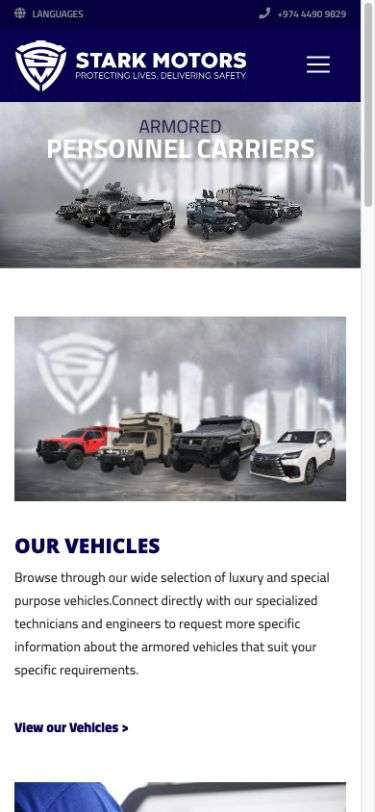 Stark Motors – Qatar 5 Stark Motors Qatar – πραγματικό mobile screenshot αρχικής σελίδας